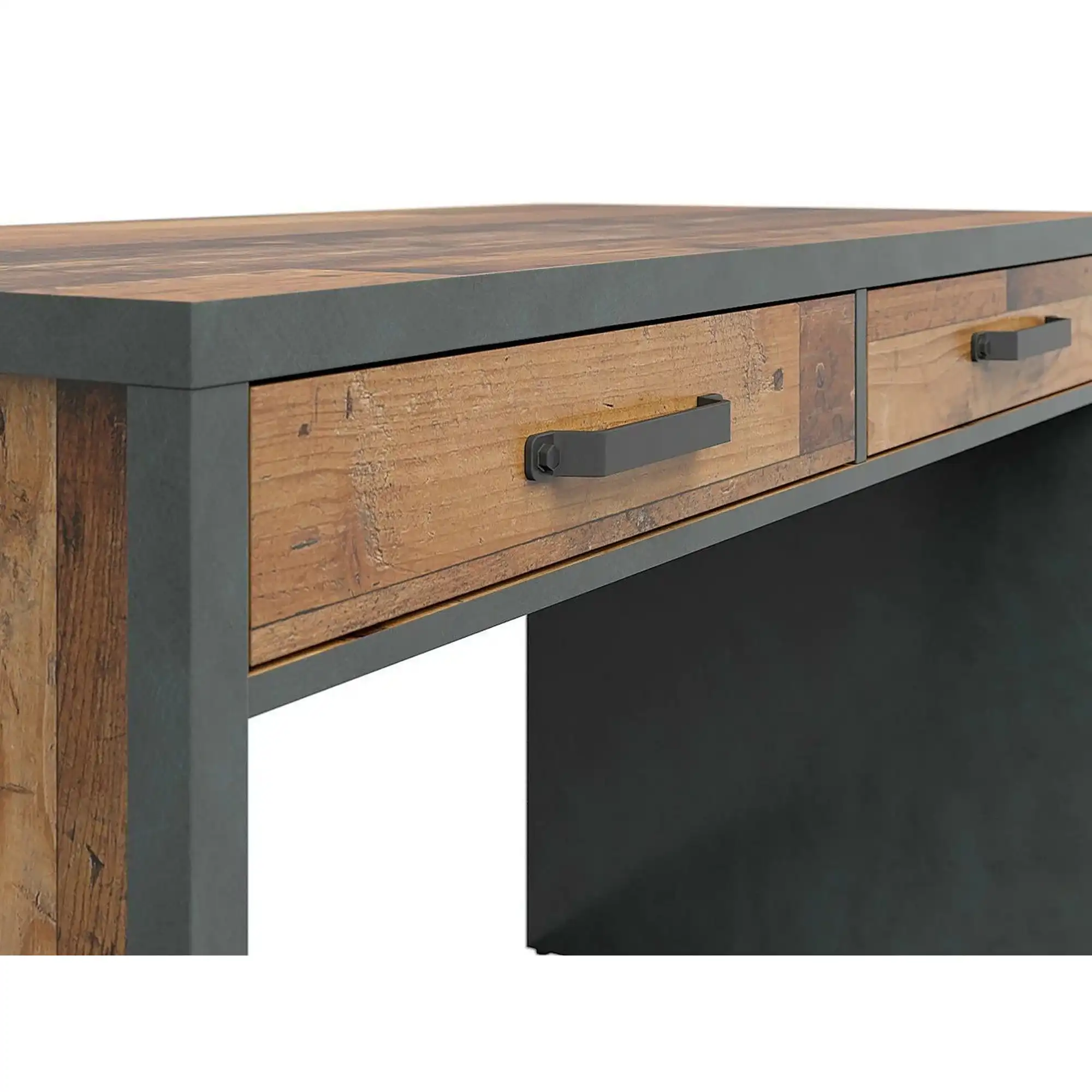 Birou WESTON, maro/gri grafit, PAL laminat, 120x60x76 cm - Image 4