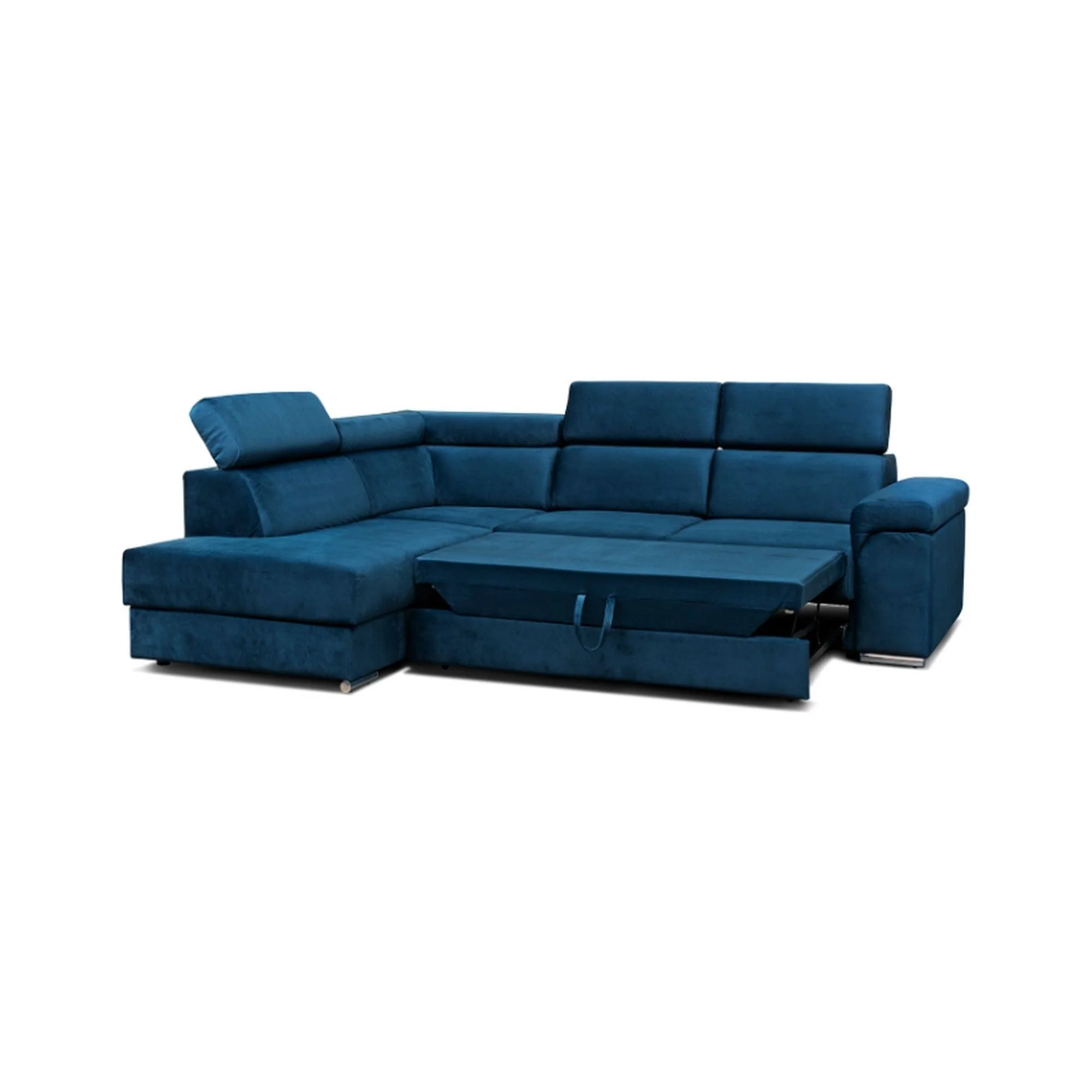 Coltar extensibil CARLO L, personalizabil, lada depozitare, tetiere reglabile, 268x206x82 cm - Image 3