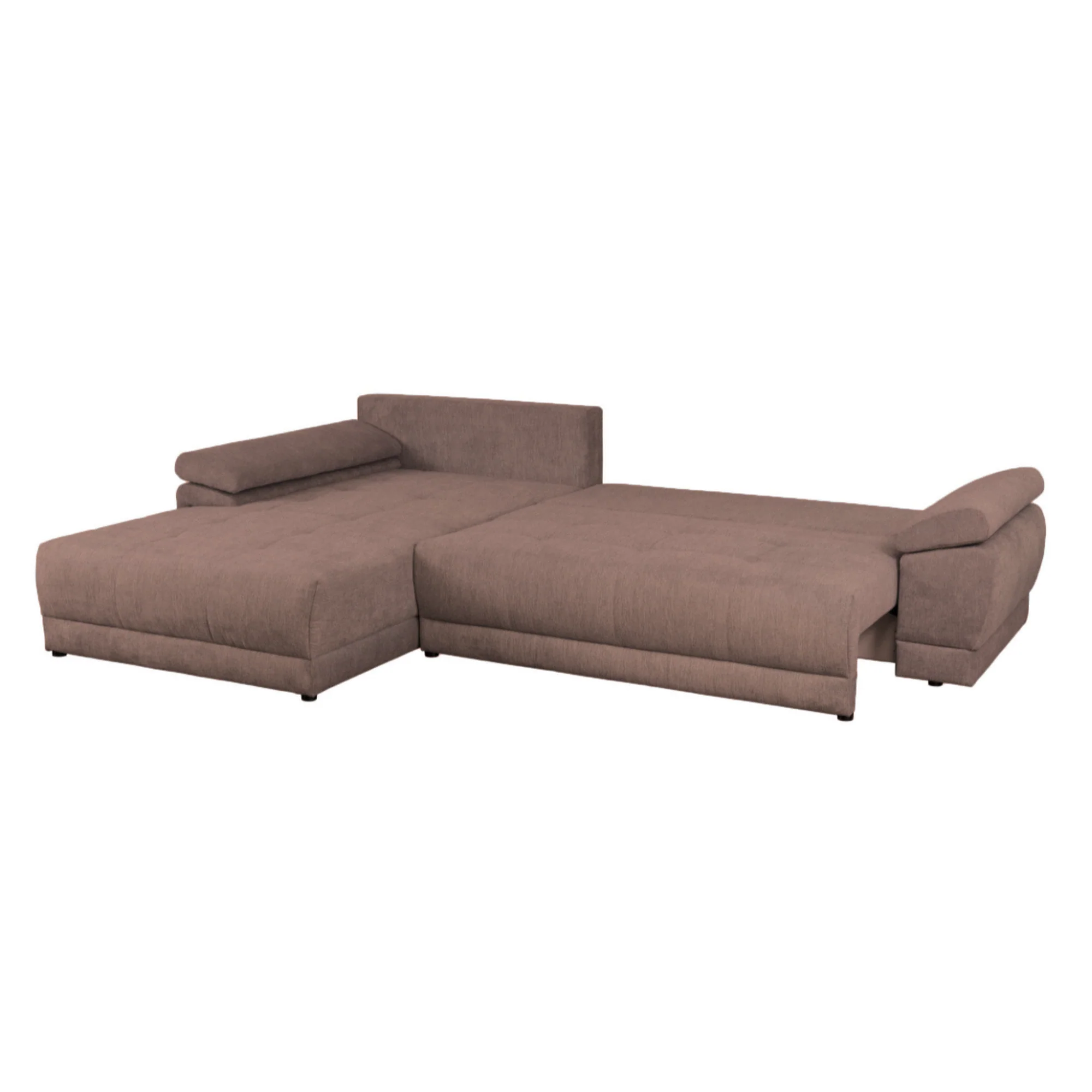 Coltar extensibil universal EVEREST, cu lada depozitare, maro - Element05, 308x213x90 cm - Image 4