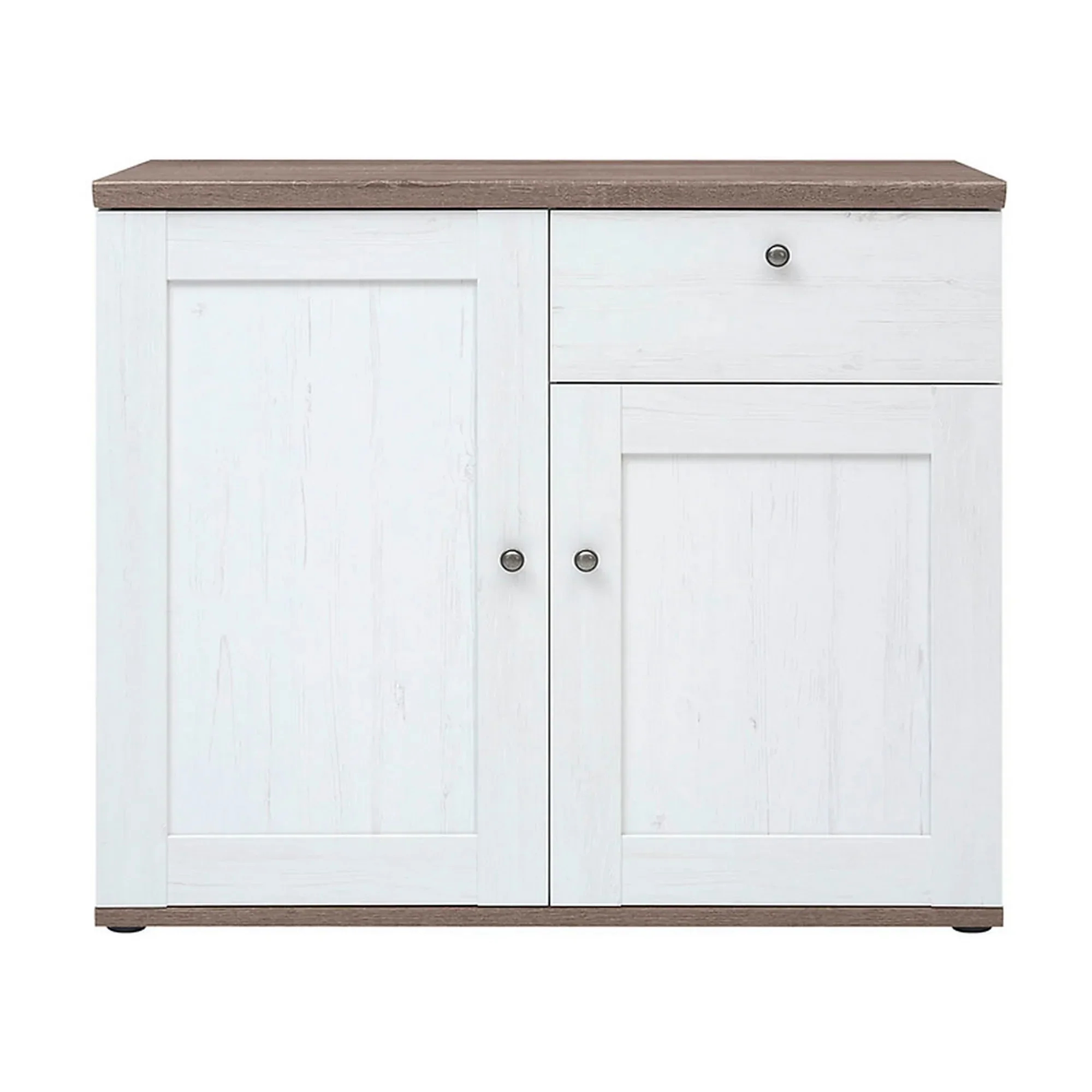 Comoda STOCKHOLM, alb andersen/stejar sonoma, PAL, 103x43x88 cm - Image 3