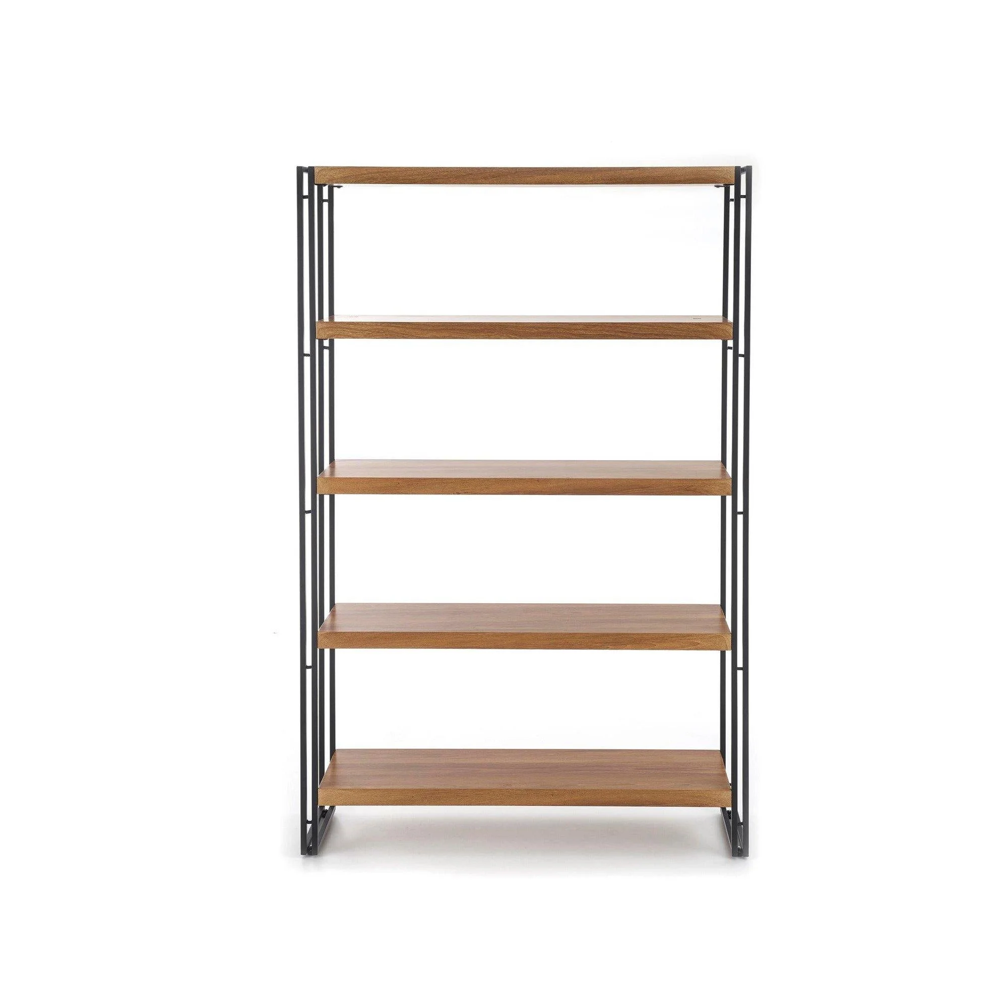 Etajera moderna Bolivar REG2, MDF LAMINAT SI OTEL, 100X30X155 CM - Image 3