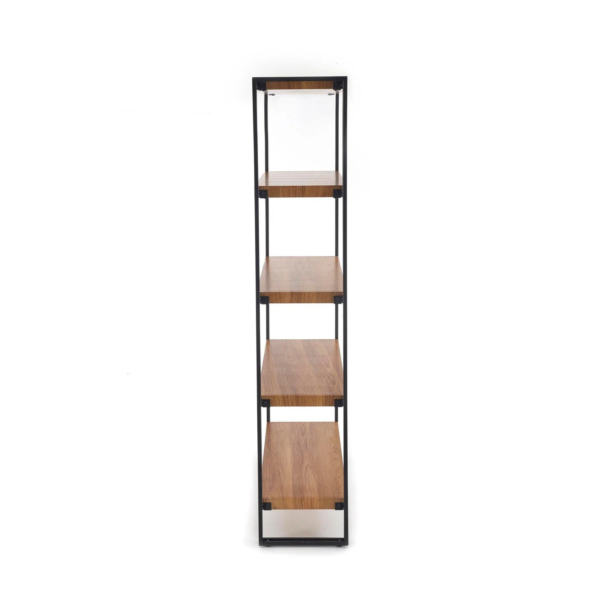 Etajera moderna Bolivar REG2, MDF LAMINAT SI OTEL, 100X30X155 CM - Image 4