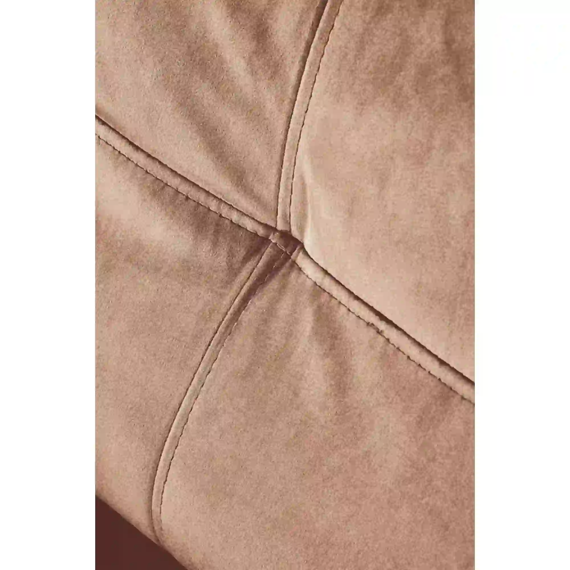 Fotoliu rabatabil FELIPE 2, bej/negru, stofa catifelata/metal, 64x84/135x103 cm - Image 7