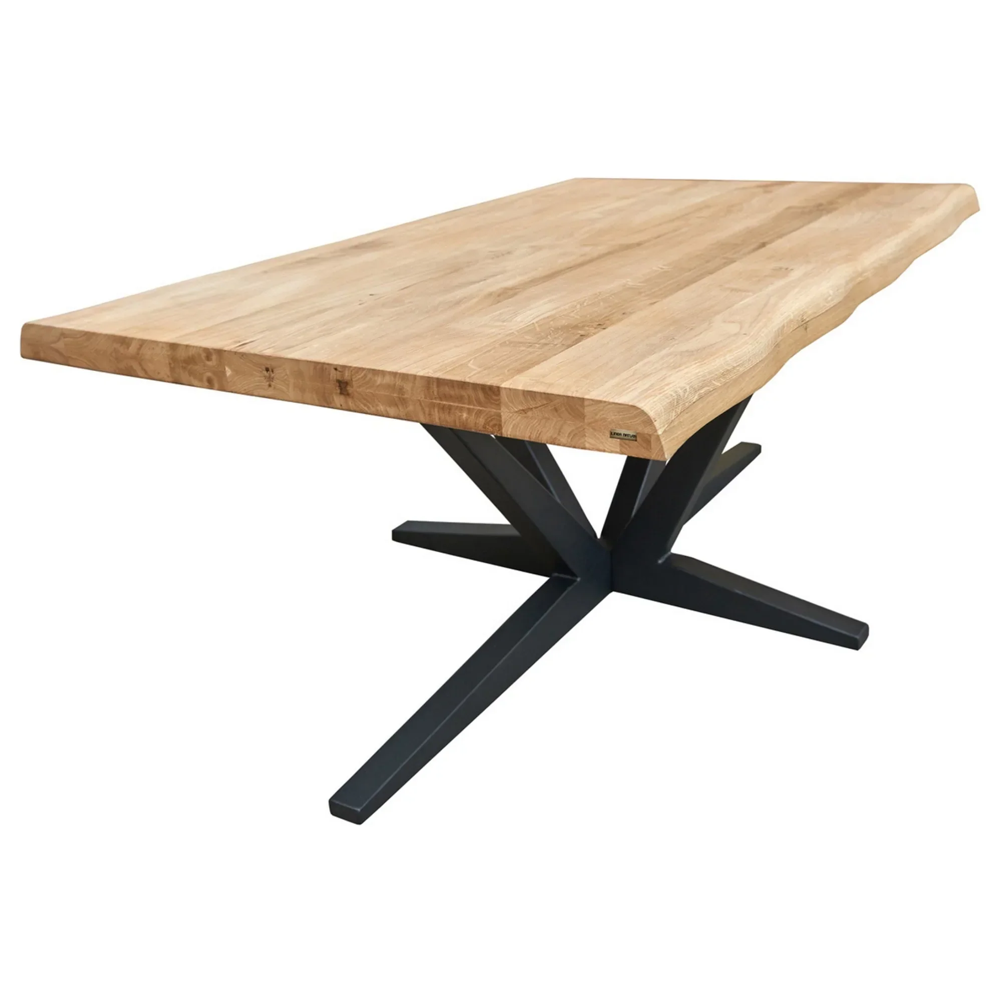 Masa CITY LINE, stejar/negru, lemn/metal, 110x45x70 cm - Image 3