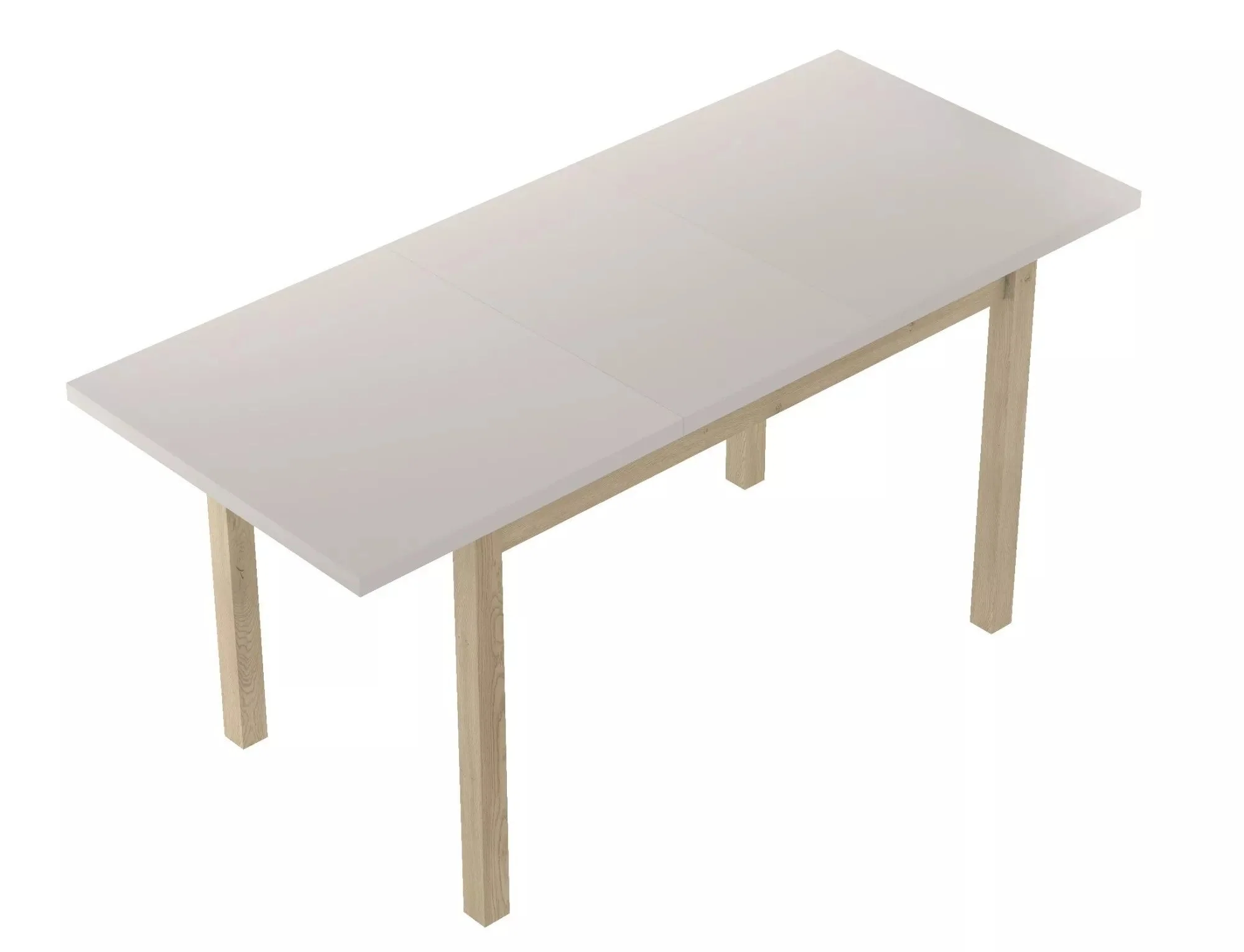 Masa extensibila ADAM, casmir/stejar, PAL laminat, 90/125x65x75 cm - Image 3