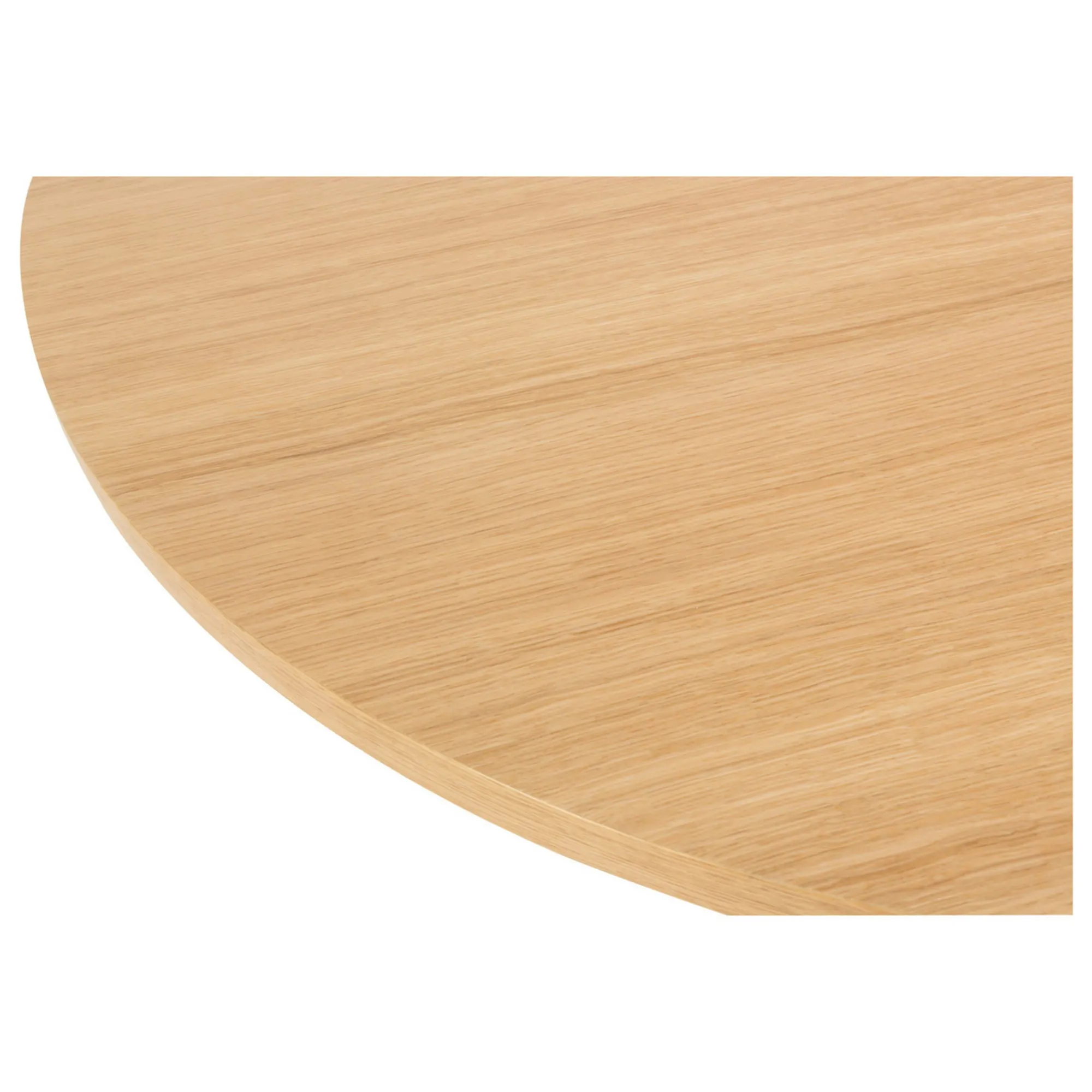Masa extensibila ELAND, stejar/negru, PAL laminat/metal, 100/200x100x76 cm - Image 6