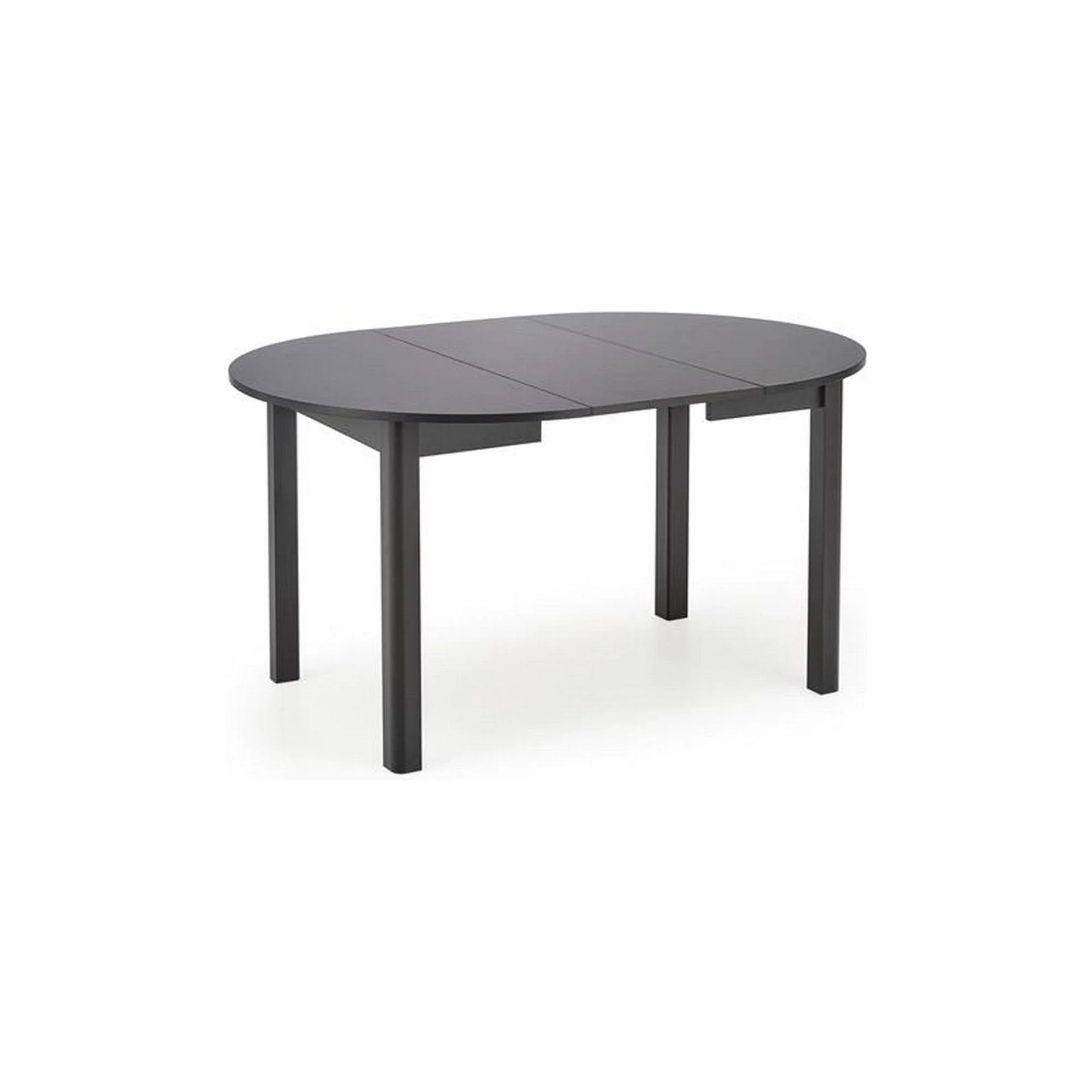 Masa extensibila RINGO, negru, PAL furniruit, 102/142x102x76 cm - Image 3