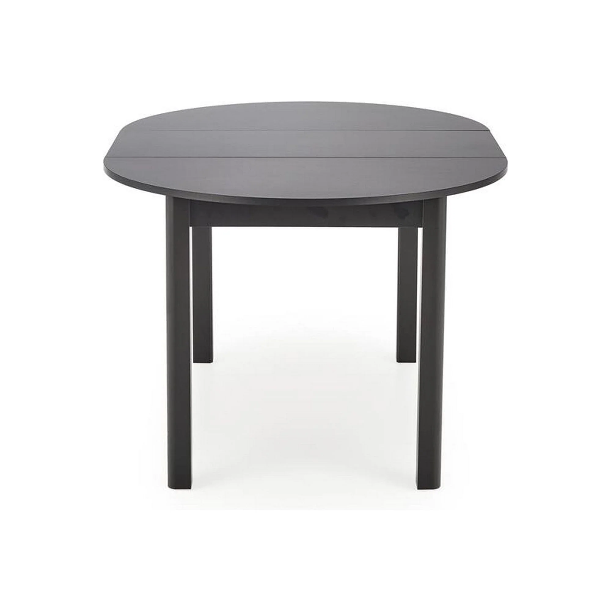Masa extensibila RINGO, negru, PAL furniruit, 102/142x102x76 cm - Image 4