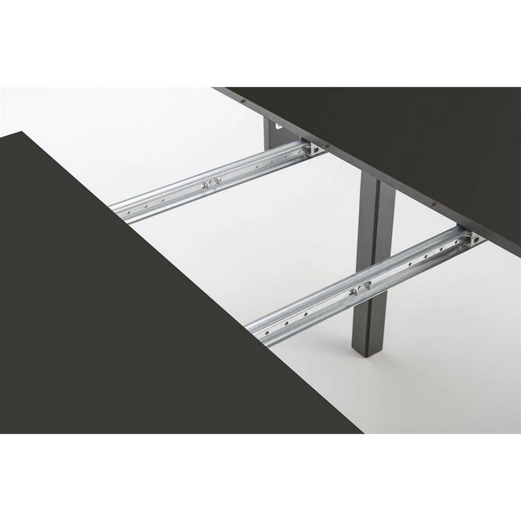 Masa extensibila RINGO, negru, PAL furniruit, 102/142x102x76 cm - Image 5