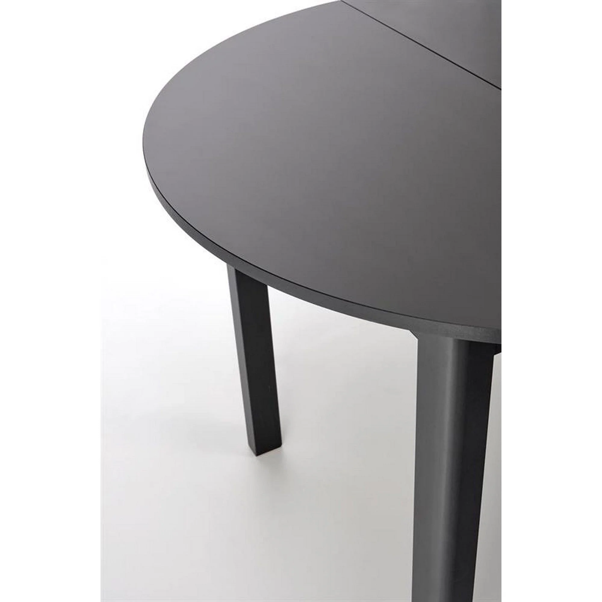 Masa extensibila RINGO, negru, PAL furniruit, 102/142x102x76 cm - Image 6