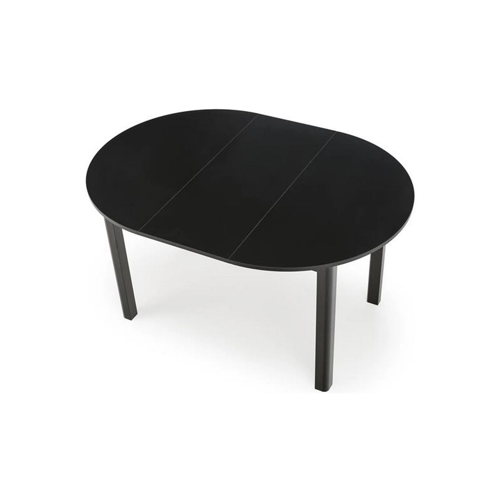 Masa extensibila RINGO, negru, PAL furniruit, 102/142x102x76 cm - Image 8