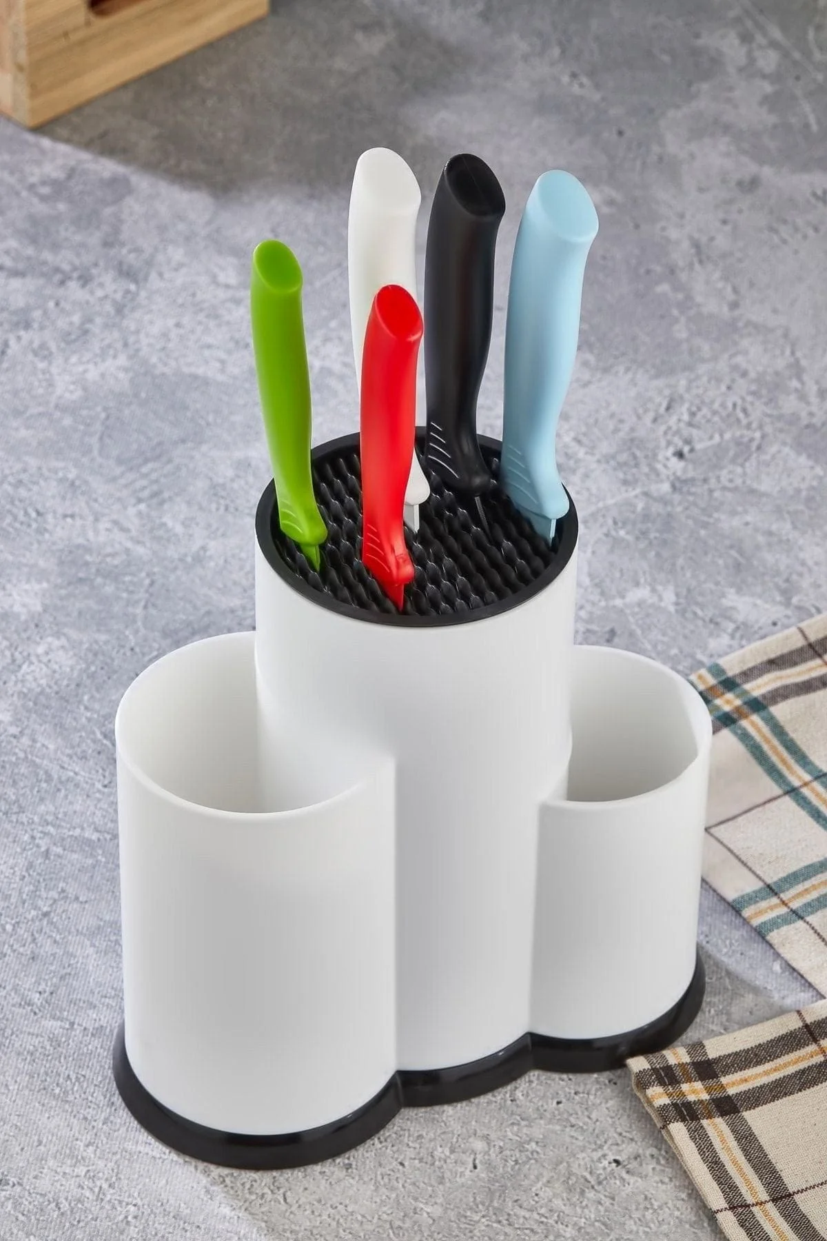 Organizator AMSTERDAM OCN-31391, alb/negru - Image 3