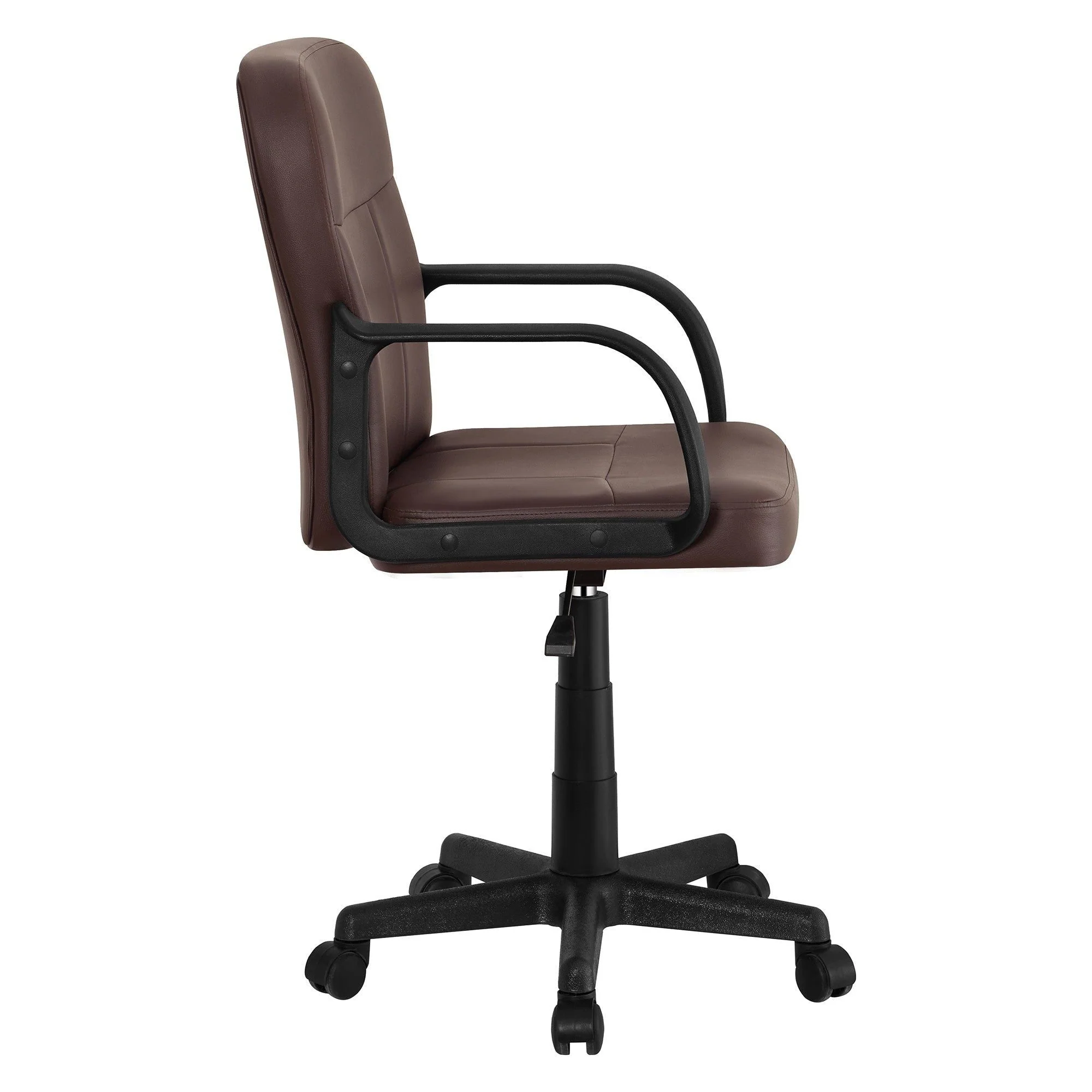 Scaun birou AYLA NEW, maro, piele ecologica/plastic, 55x59.5x89/101 cm - Image 3