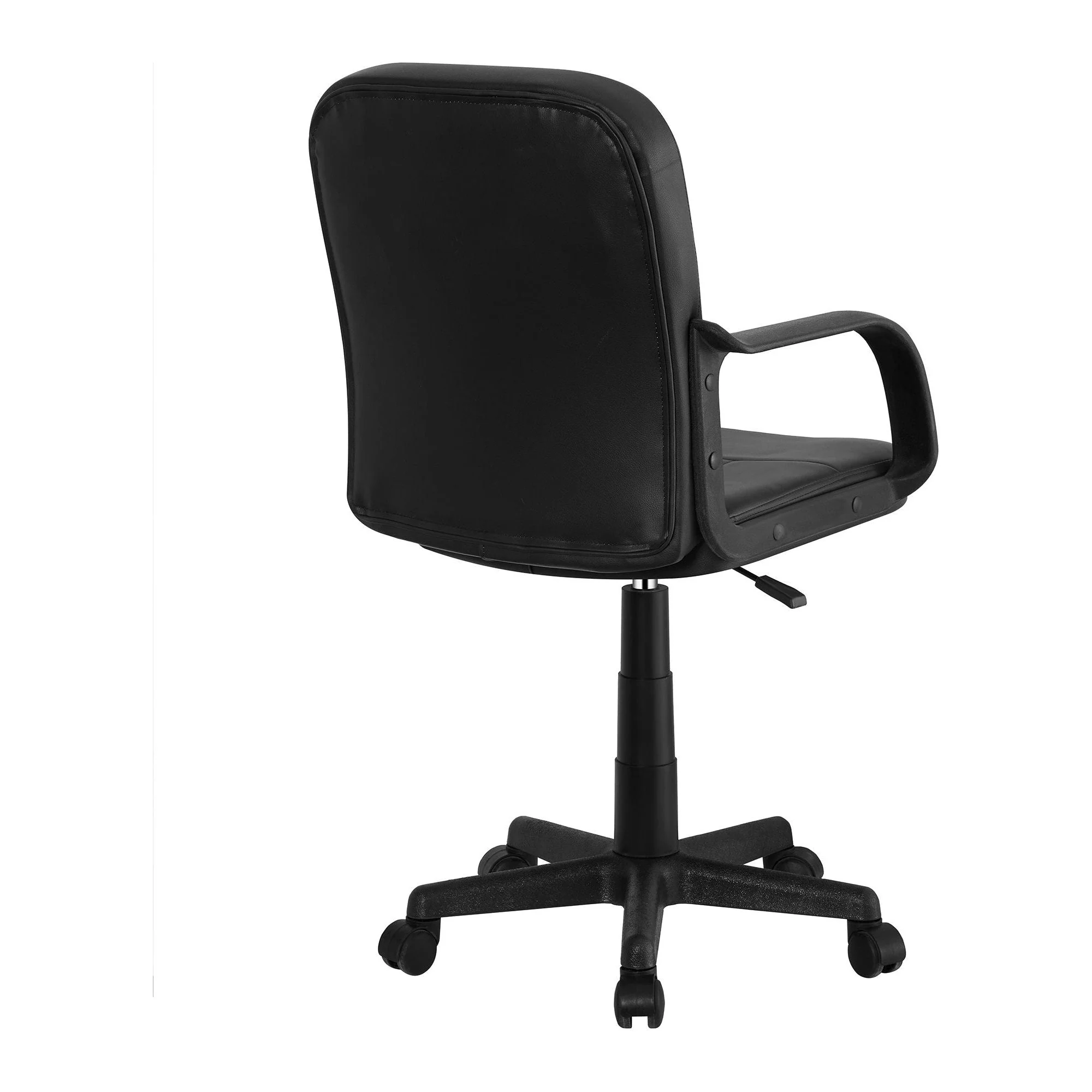 Scaun birou AYLA NEW, negru, piele ecologica/plastic, 55x59.5x89/101 cm - Image 5