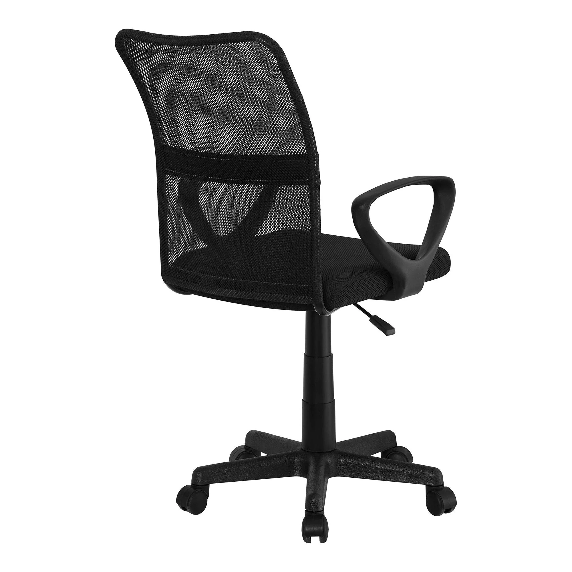 Scaun birou REMO 3 NEW, negru, plasa/plastic, 51x53x84/94 cm - Image 3