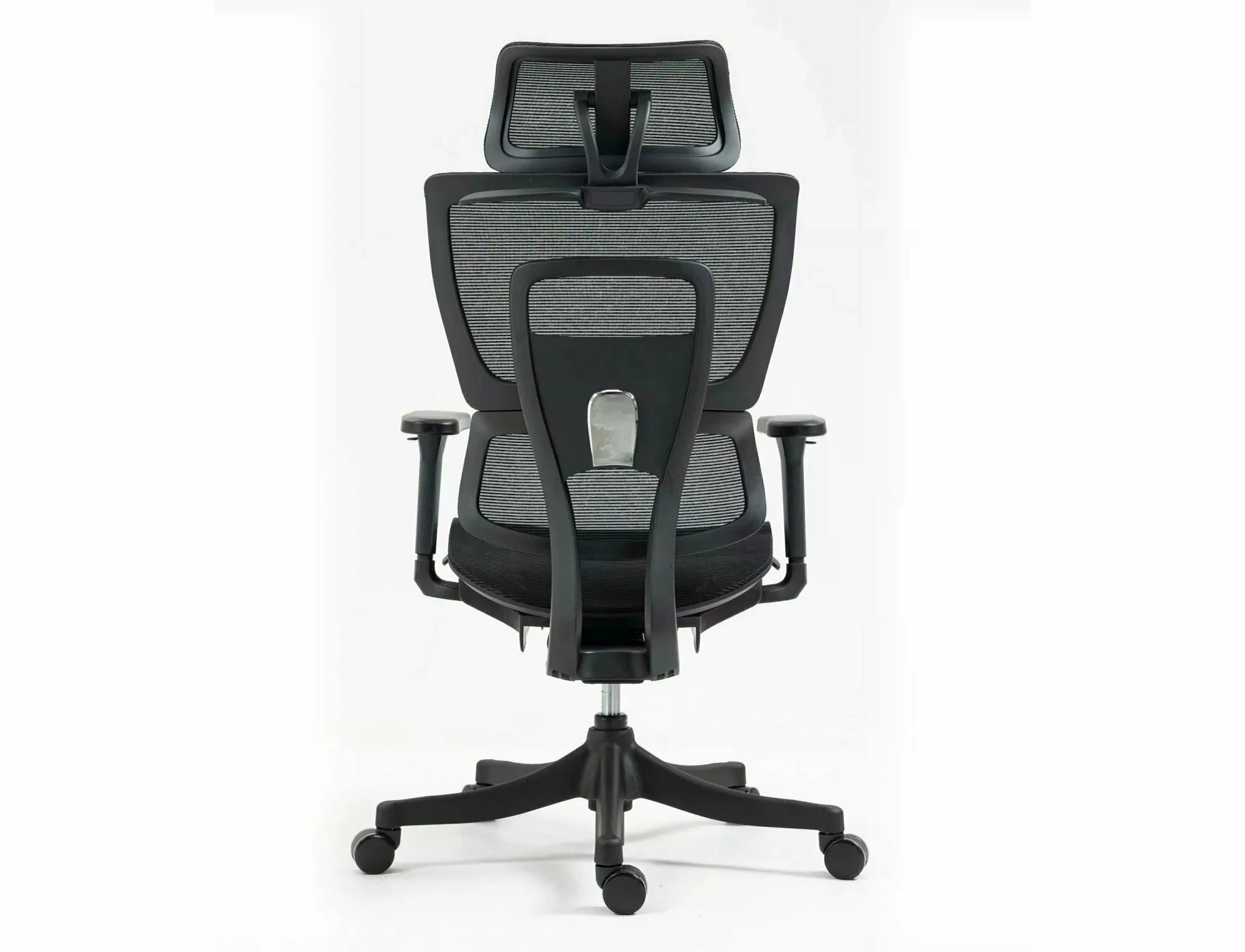 Scaun de birou WINNER, negru, plasa, 64x51x114 cm - Image 4