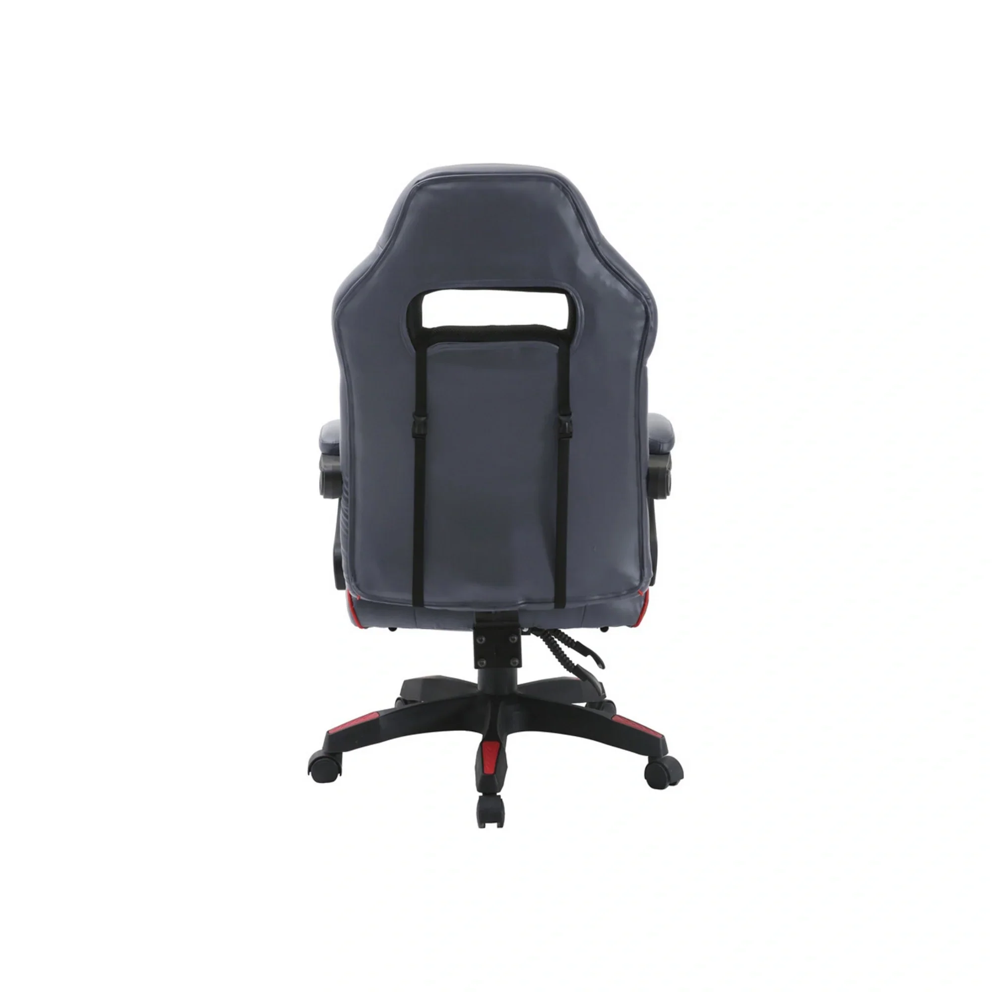 Scaun gaming RIKU, gri/negru, piele ecologica, 71x64x112/122 cm - Image 3