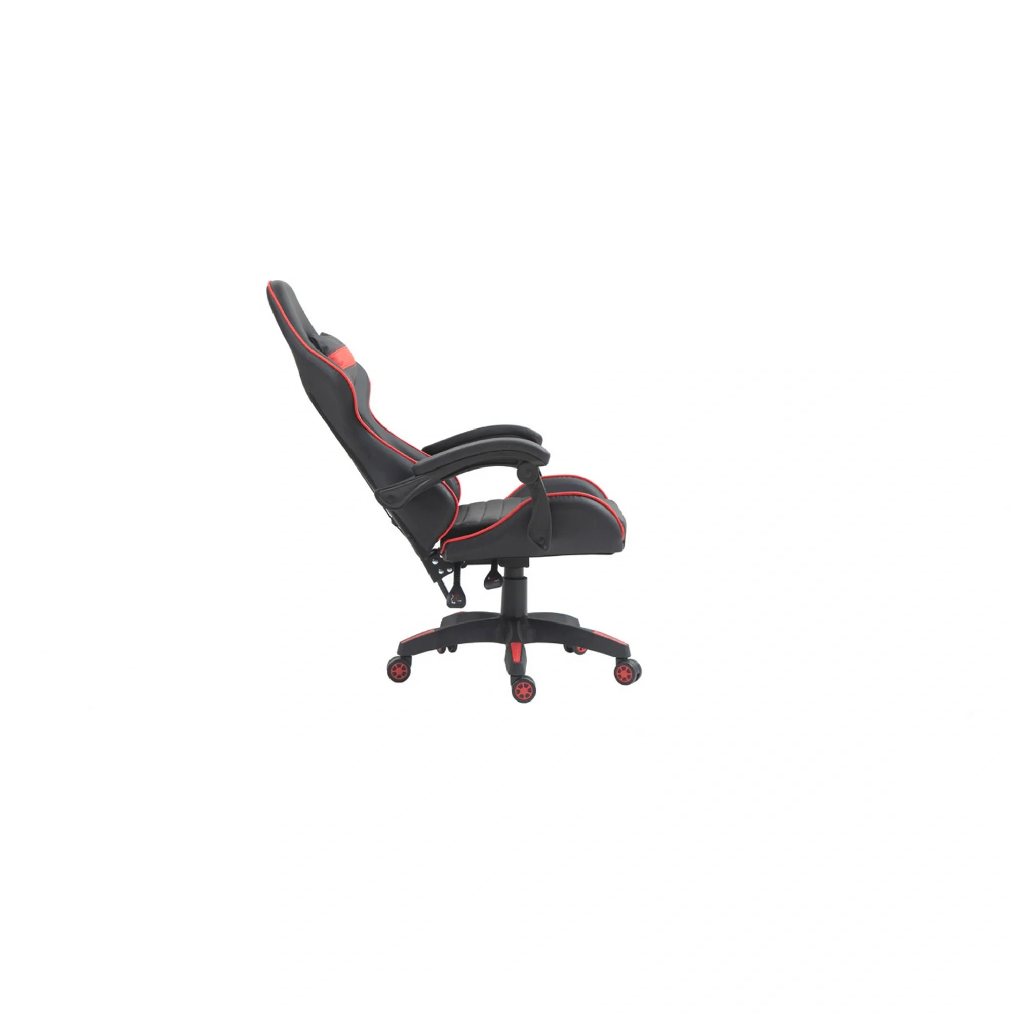 Scaun gaming X-PLAY, negru/rosu, piele ecologica, 64x65x123/132 cm - Image 3