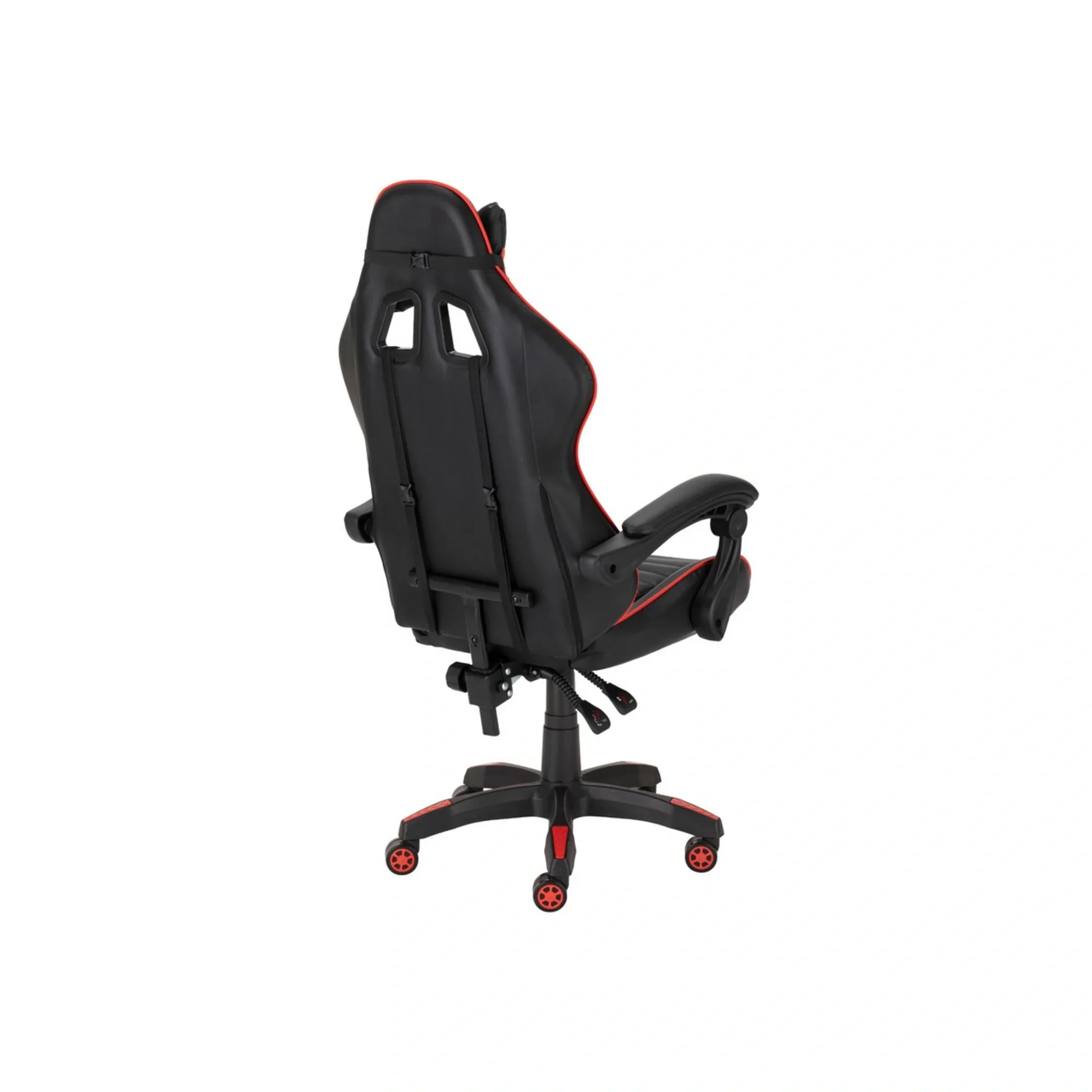 Scaun gaming X-PLAY, negru/rosu, piele ecologica, 64x65x123/132 cm - Image 4