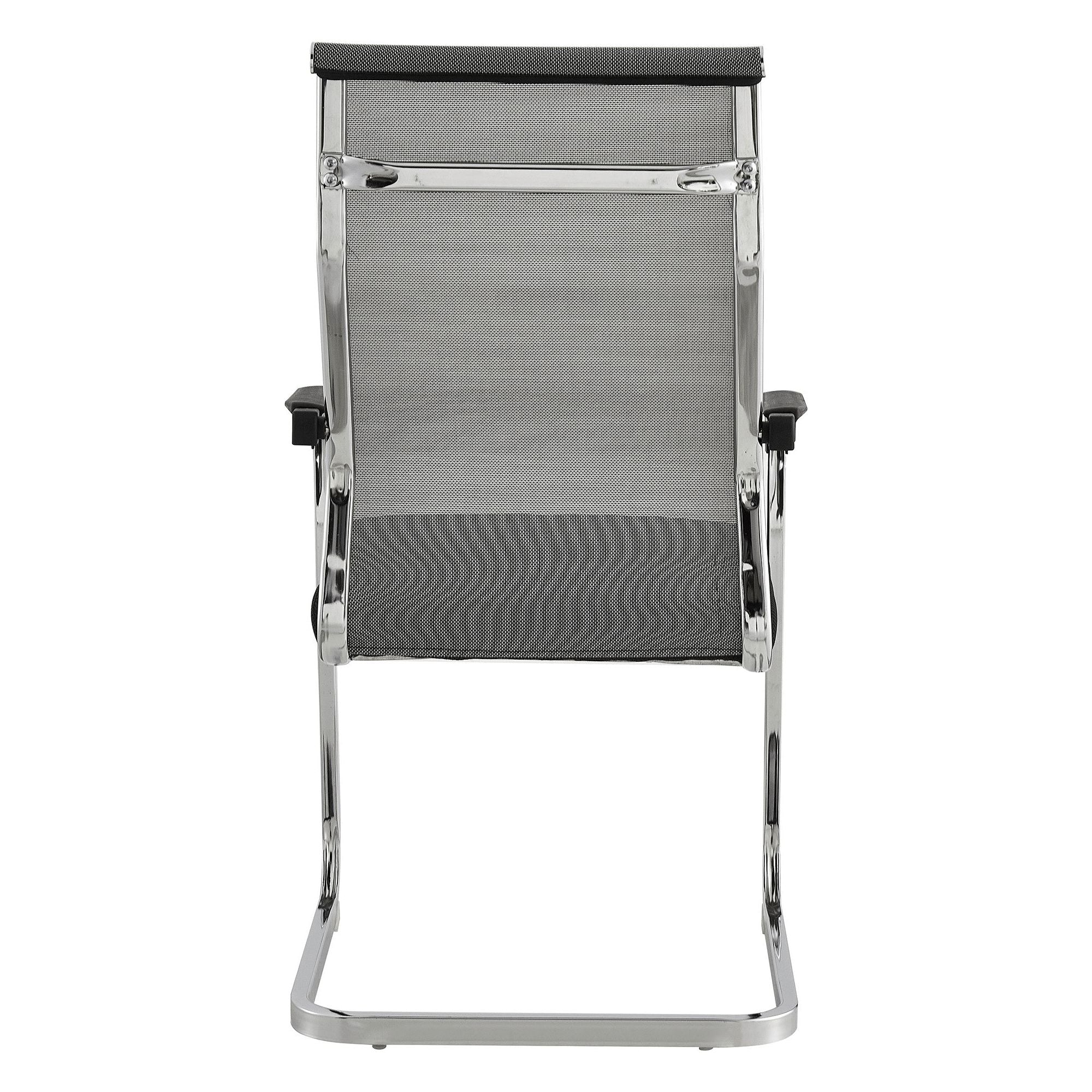 Scaun RIMALA NEW, gri/negru, plasa/metal, 56.5x64x101 cm - Image 4