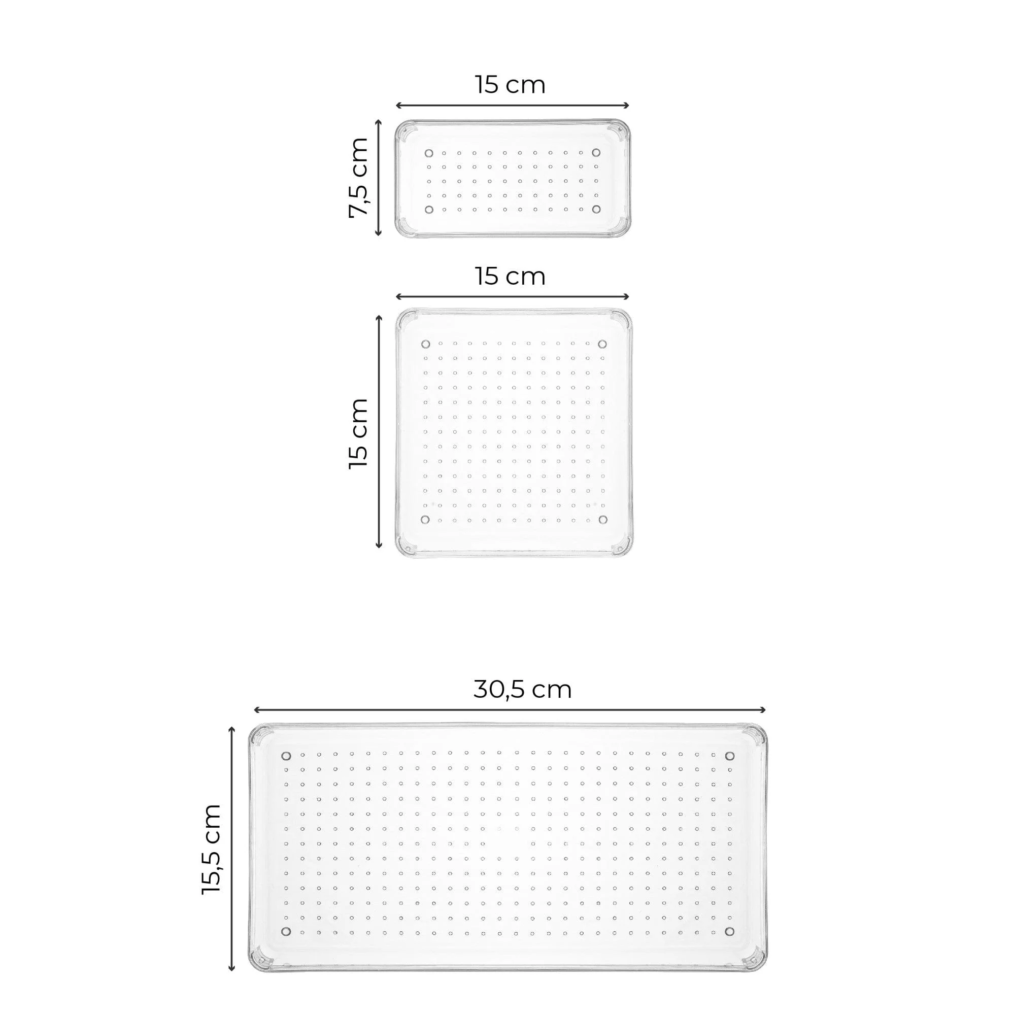 Set 4 organizatoare AMSTERDAM OCN-35591, transparent - Image 3